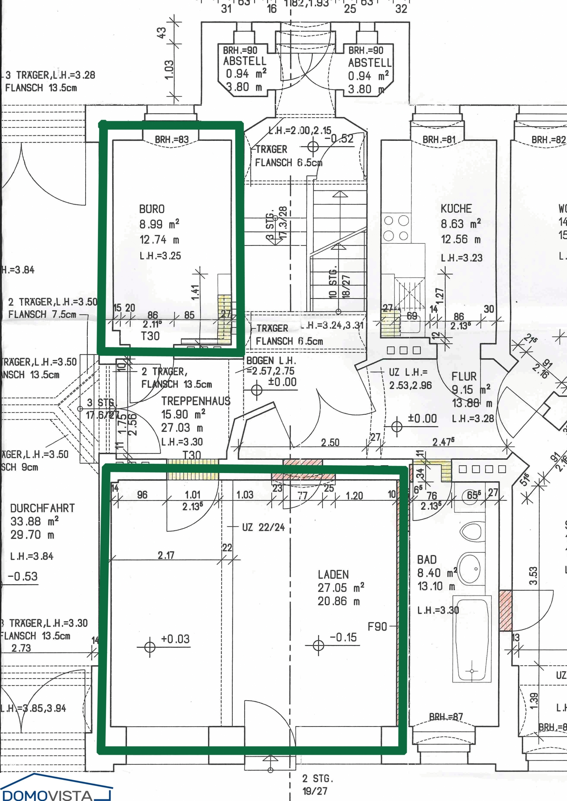 Grundriss EG Gewerbe
