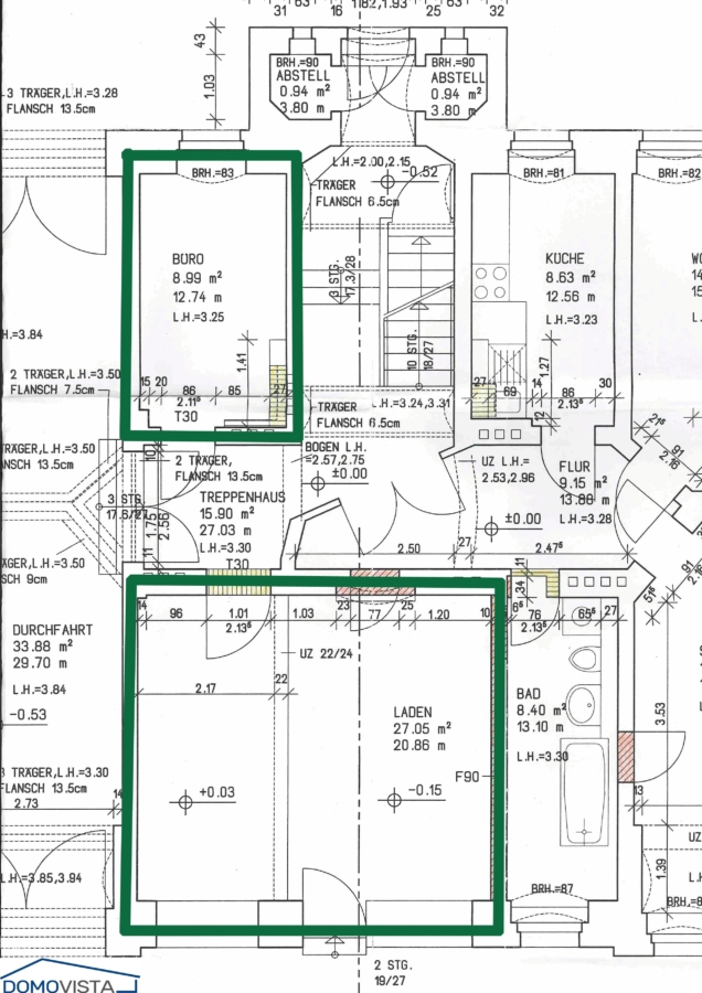 Grundriss EG Gewerbe